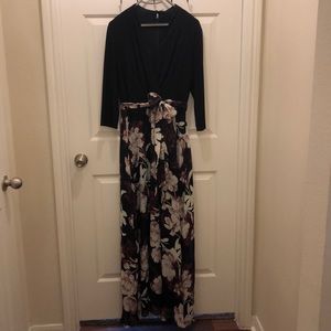 Floral maxi formal dress